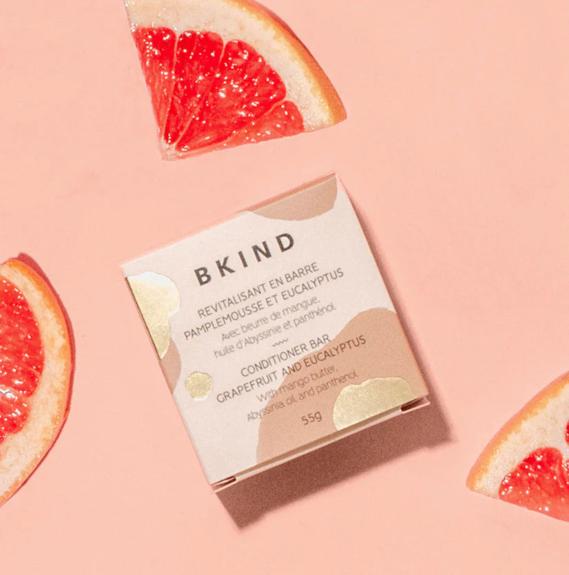 Barre revitalisante au pamplemousse et à l&#39;eucalyptus par BKIND, 55 g