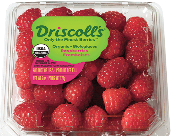 Framboises bio, 170g