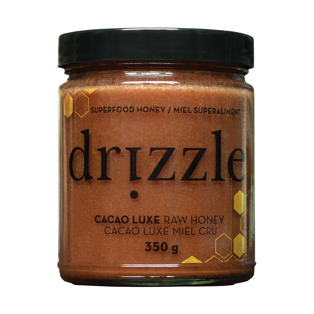 Cacao Luxe - Energy Boost Blend - Miel brut par Drizzle, 350g
