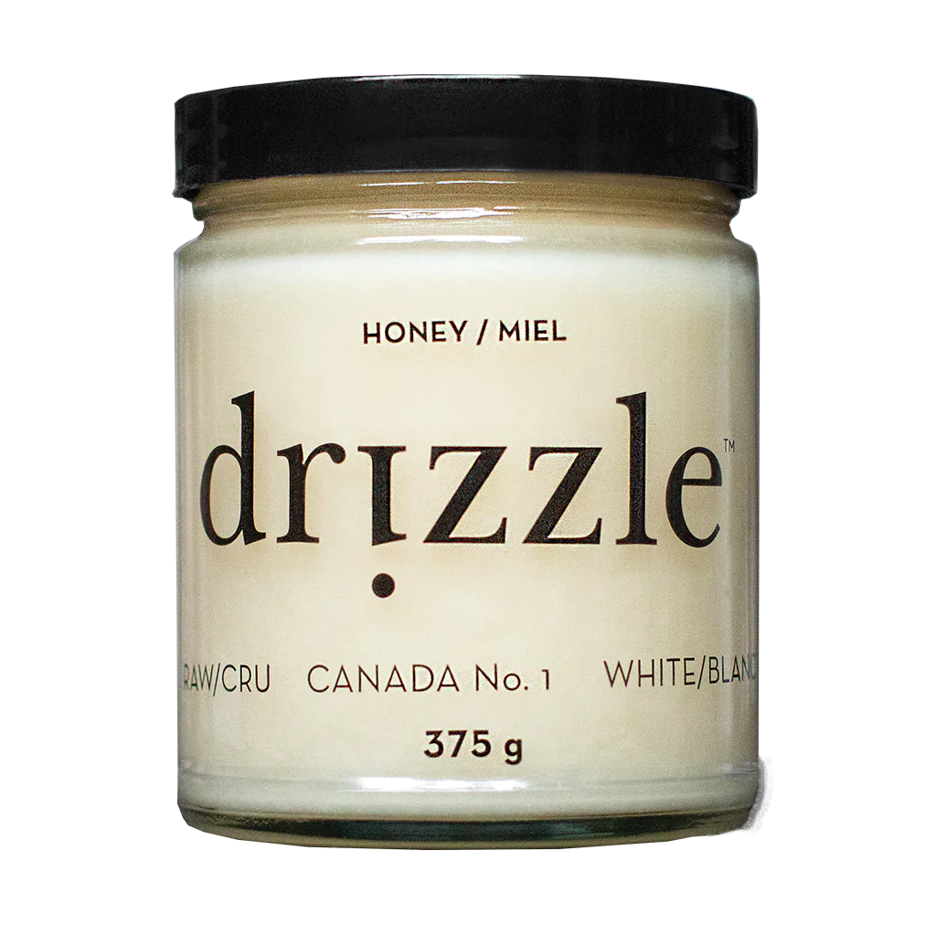 Miel brut blanc par Drizzle, 375 g