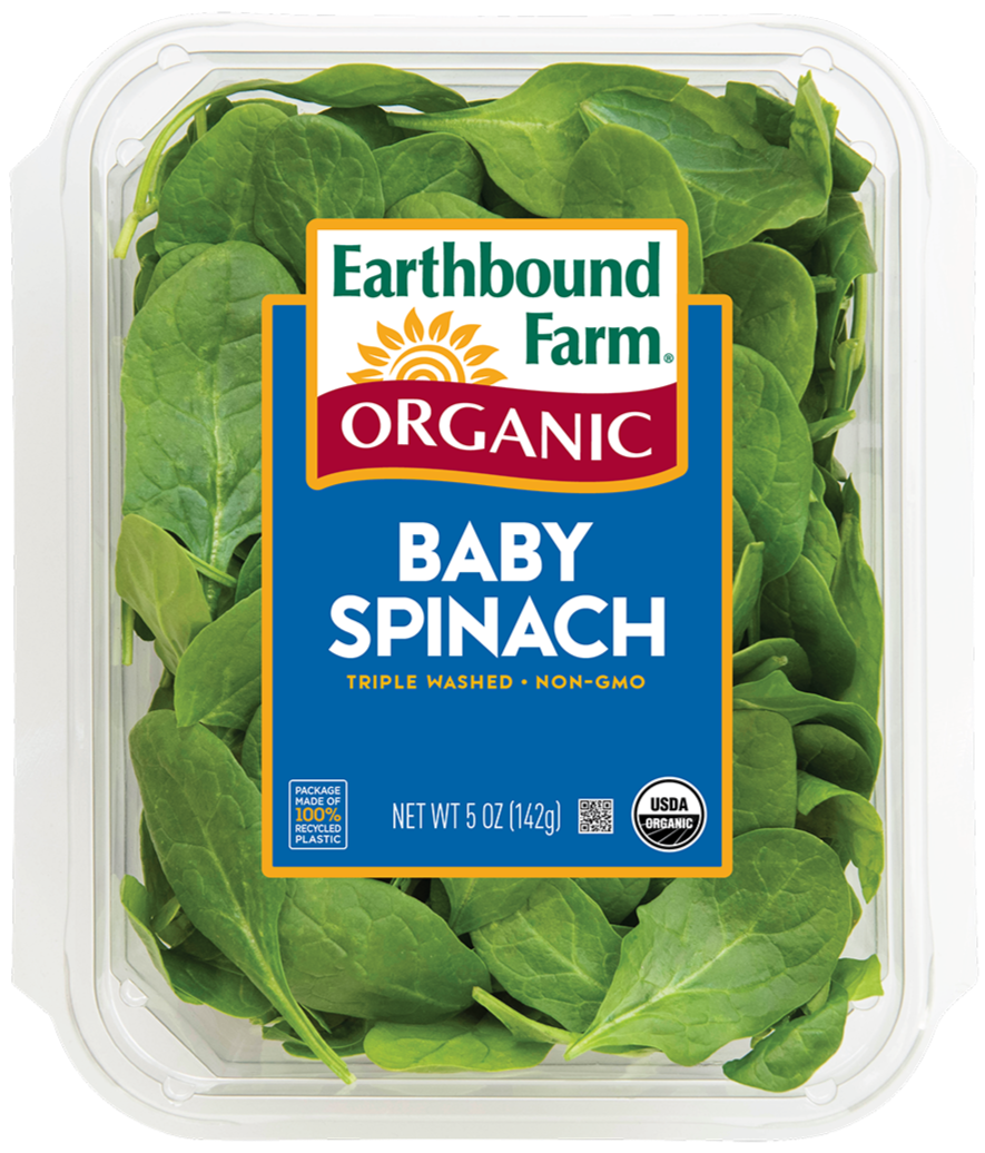 Bébés épinards biologiques par Earthbound Farm, 142 g