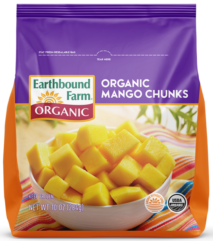 Organic Mango Chunks by Earthbound Farm 300g Frozen