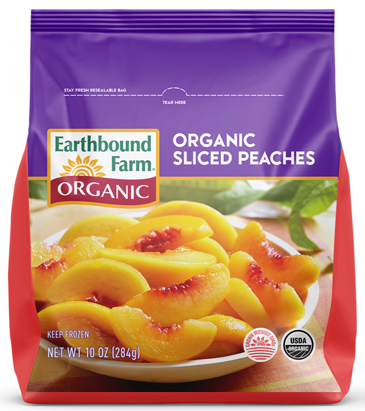Organic Peaches by Earthbound Farm 300g Frozen
