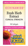 Extrait d&#39;herbes fraîches d&#39;échinamide de Natural Factors, 90 capsules