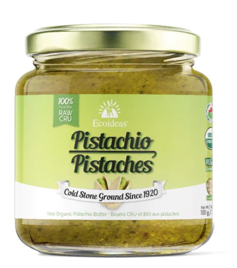 Beurre de pistache bio par Ecoideas, 100g
