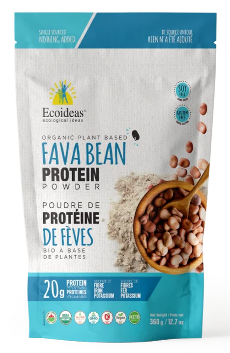Ecoidées - Poudre de Protéine de Fèves - 360g