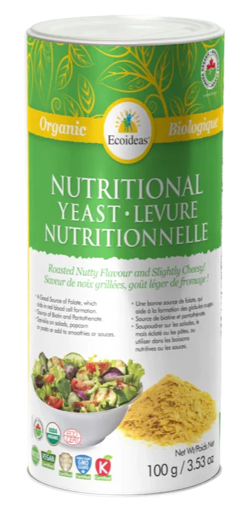 Organic Nutritional Yeast Shaker by Eco Ideas, 100 g