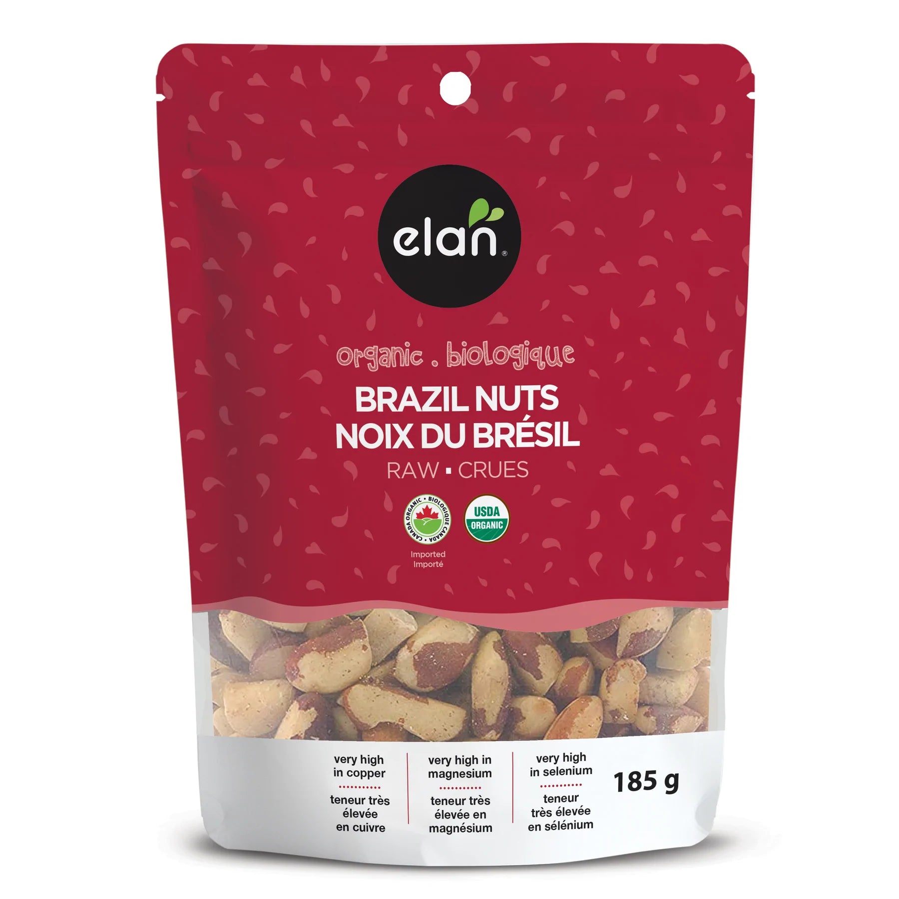 Organic Brazil Nuts by Elan 185 g