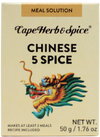 Chinese 5 Spice Spice and Recipe by Cape Herb &amp; Spice 50g