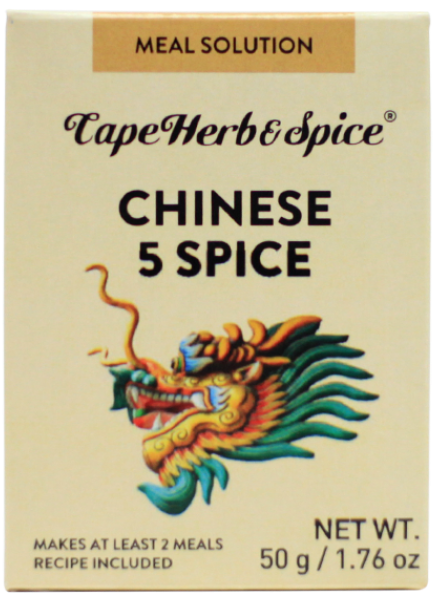 Épices chinoises aux 5 épices et recette de Cape Herb &amp; Spice 50g 