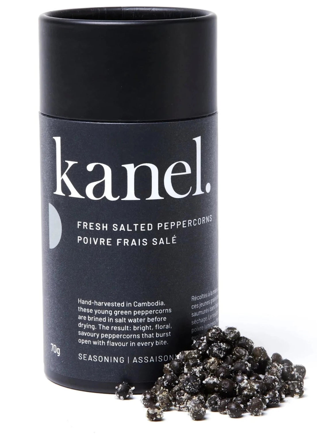 Grains de poivre frais salés par Kanel, 70g
