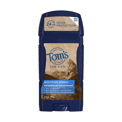 Déodorant Long Lasting Mountain Spring pour homme par Tom's of Maine 79g 
