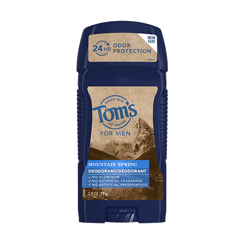 Long Lasting Mountain Spring Deodorant for men by Tom's of Maine 79g