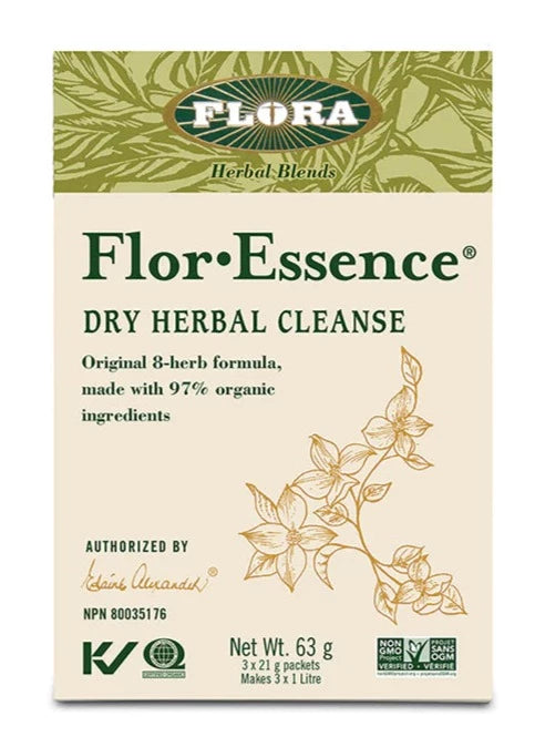 Dry Herbal Cleanse by Flora Flor essence  3x21g, 63g net