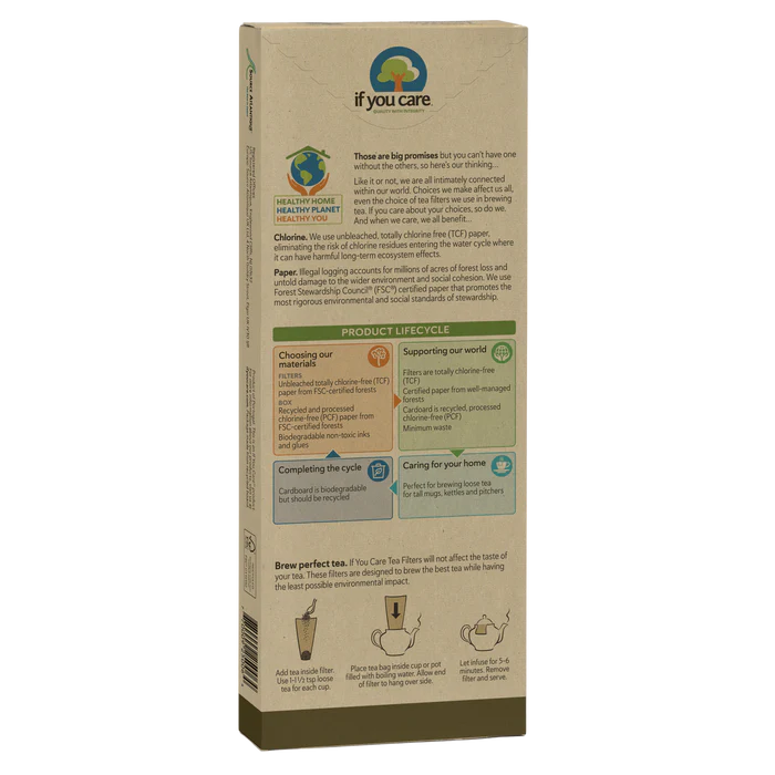 Tea Filters - Tall by If you care, 50 ct