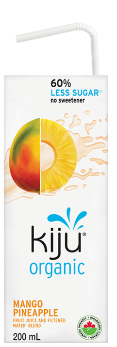 Mango Pineapple Fit Juice with 60% Less Sugar by Kiju 4x200ml