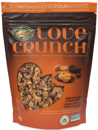 Nature's Path 325 g de granola Love Crunch au chocolat noir et au beurre de cacahuète bio
