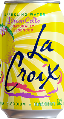 Limoncello Sparkling Water by LaCroix, 8 cans