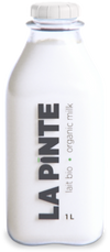 3.8% Organic Milk by La Pinte 1L