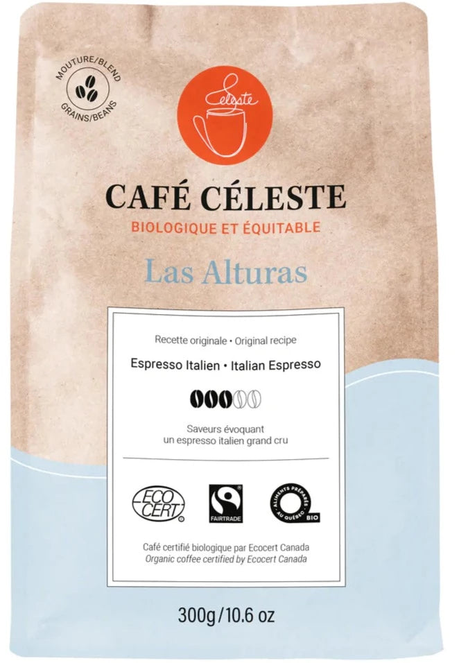 Grains de café Las Alturas par Café Céleste 454g