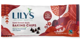 Semi-Sweet Baking Chips by Lily's, 255g