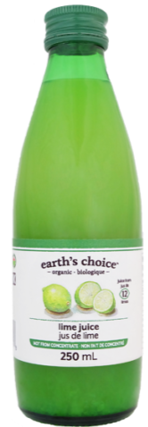Lime Juice, Organic 250ml by earth's choice