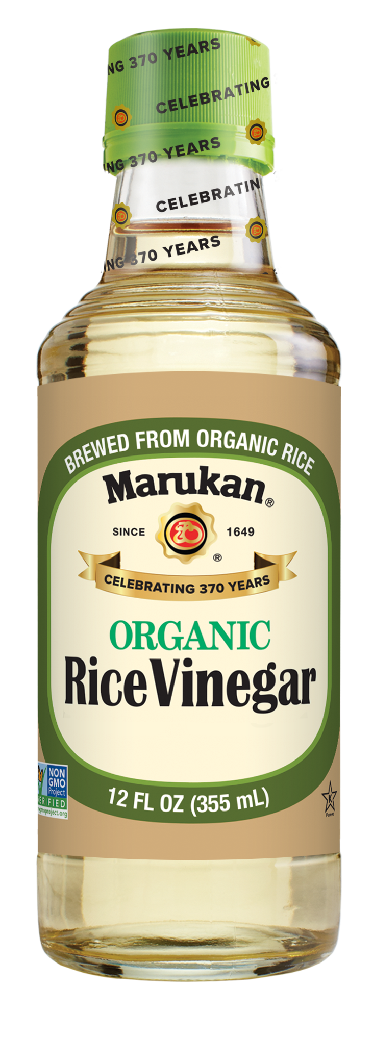 Organic Rice Vinegar by Marukan 355ml