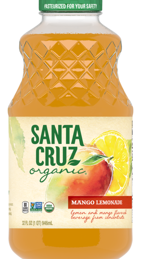 Limonade à la mangue biologique de Santa Cruz 946 ml
