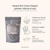 Masque Peel-off aux Algues - Chlorella, Aloe vera et Ginkgo biloba par BKIND, 80g