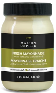 Mayonnaise fraîche à l'huile d'olive de la Maison Orphée, 440 ml