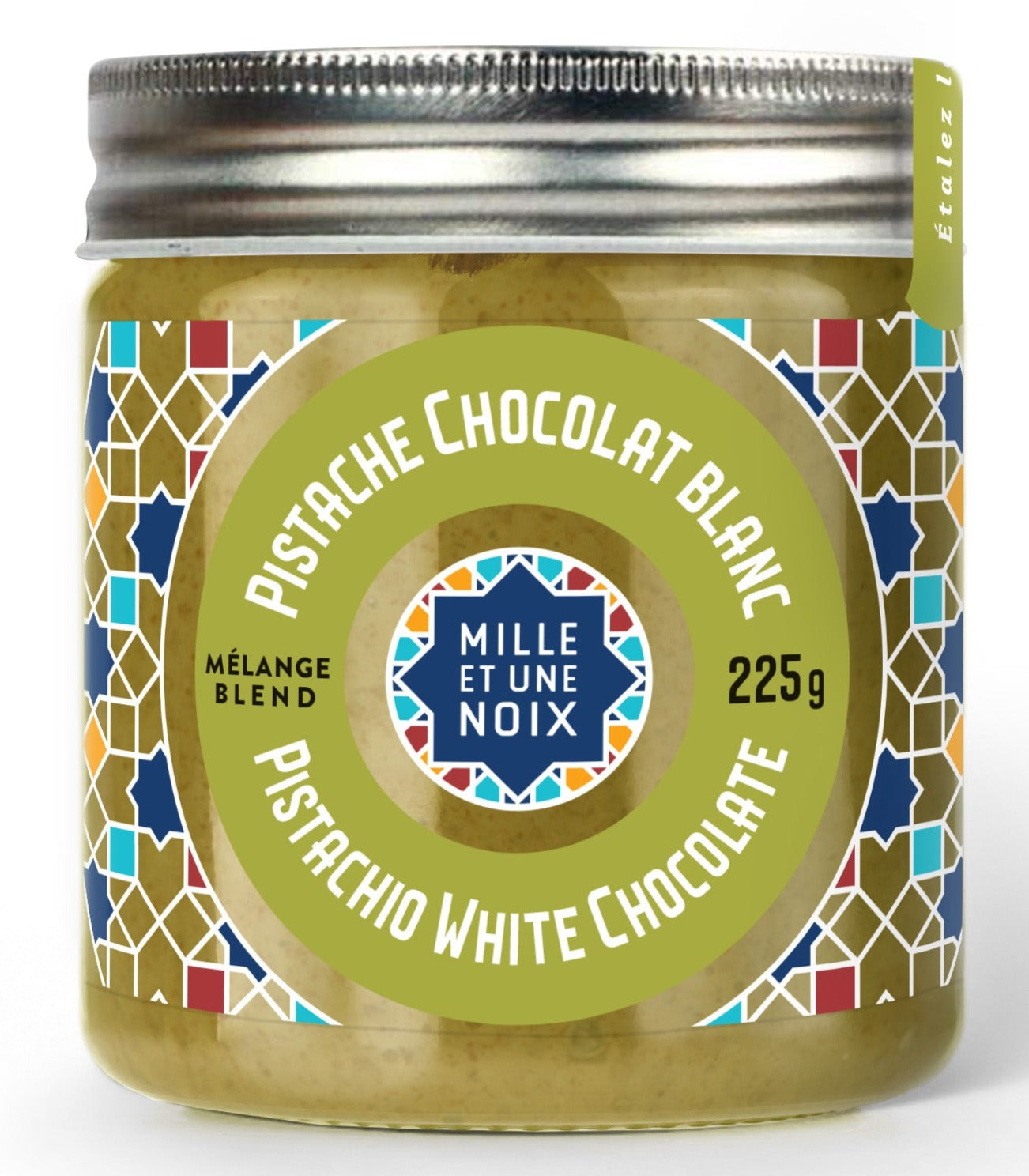 Pistachio Butter and White Chocolate by Mille et Une Noix, 225g
