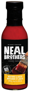 Sauce BBQ Moutarde et Lager par NEAL Brothers 350 ml