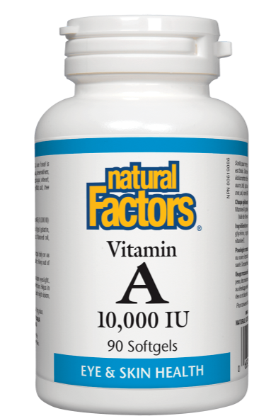 Vitamine A de Natural Factors, 90 capsules