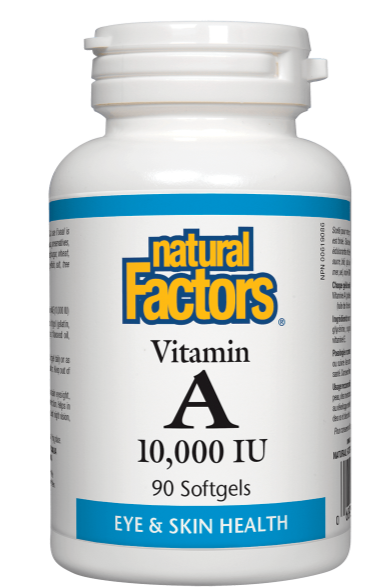 Vitamine A by Natural Factors, 90 caps