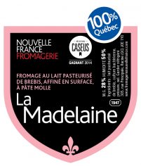 La Madelaine, Fromage de Brebis à Pâte Molle Artisanale, 160g 