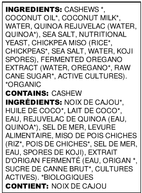 Un-Brie-Lievable Fromage de cajou fermenté biologique et sans produits laitiers par Nuts for Cheese 120g 