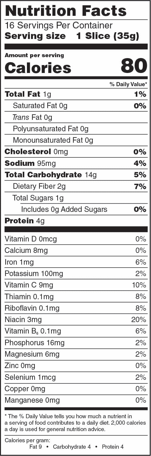 Pain au sésame et au tournesol par One Degree Organics 565g