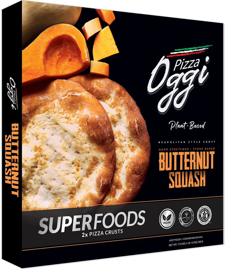 Butternut Squash Pizza Crust by OGGI, 500g