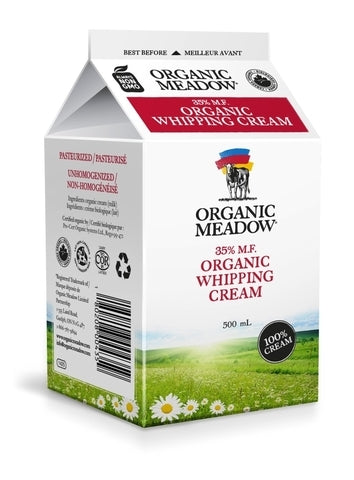35% Cream by Organic Meadow 500ml