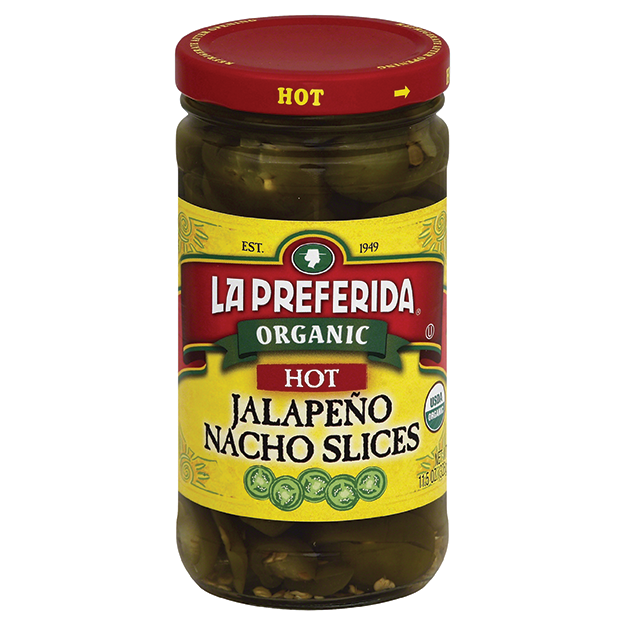 Organic Hot Jalapeno Slices by La Preferida 250ml