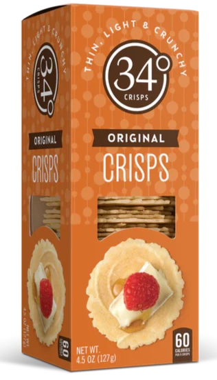 Original Crisps by 34 Degrees, 127g
