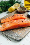 SUSHI GRADE Fresh BC Organic King Salmon