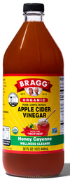 Apple Cider Vinegar Honey Cayenne Cleanse par Bragg 946 ml