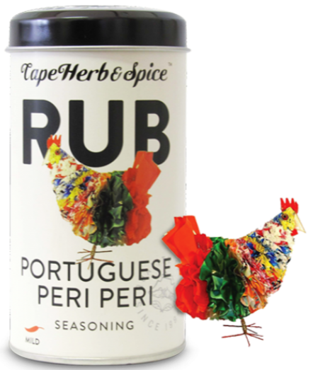 Shaker portugais Peri Peri doux par Cape Herb &amp; Spice 100 g 