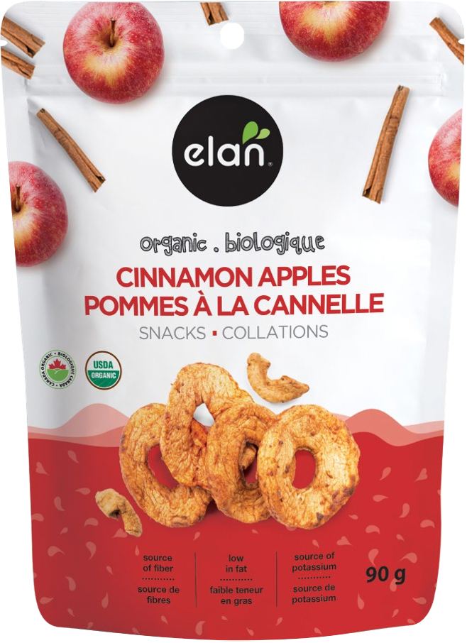 Organic Cinnamon Apples by Elan 90g
