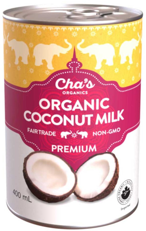 Lait de Coco Bio par Cha's Organics 400ml