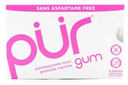 Pomegranate Mint Gum by PÜR,  9 pieces