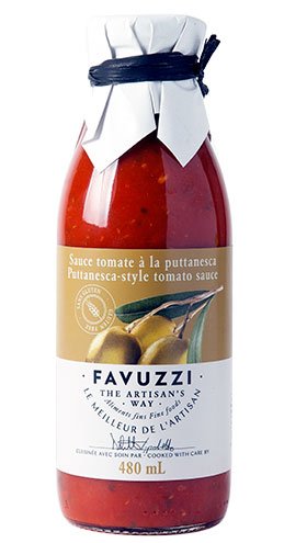Sauce Puttanesca par Favuzzi 480ml