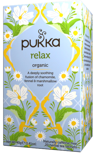 Relax Organic Herbal Tea by Pukka