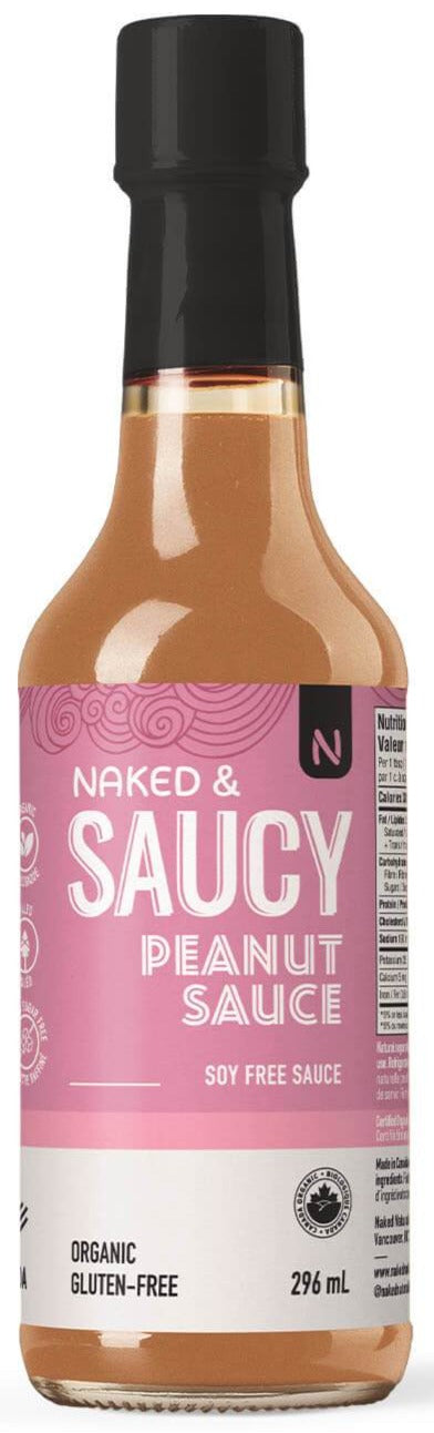 Sauce aux cacahuètes bio par Naked Natural Foods 296 ml 